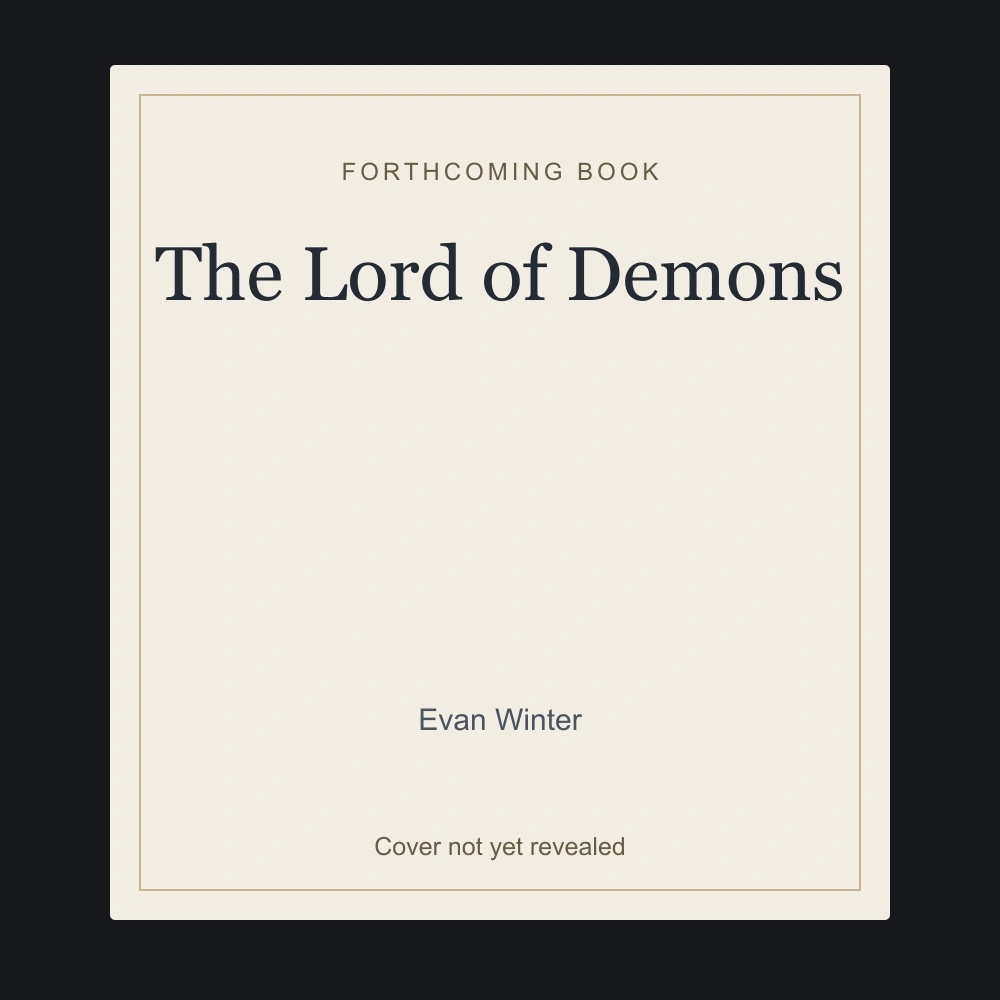The Lord of Demons (The Burning, #3)